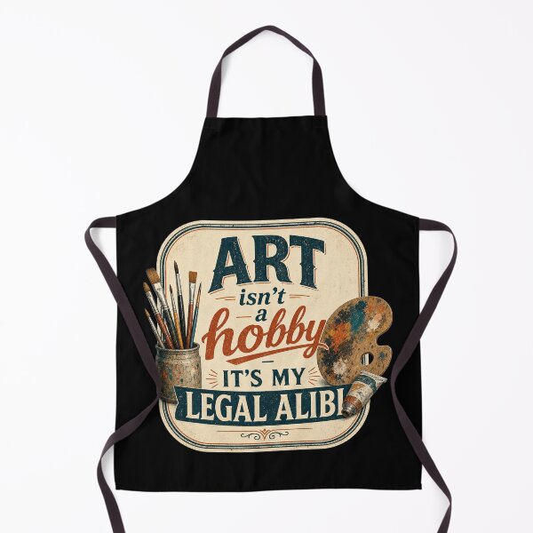 Item preview, Art Is My Legal Alibi designed and sold by FreshPixelArt.