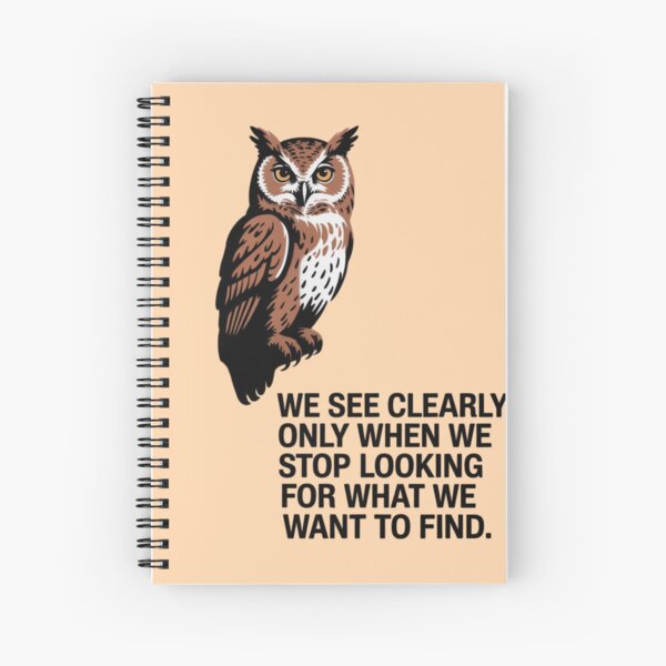 Item preview, Banksy Owl - We see clearly only when we stop looking for what we want to find. designed and sold by 123ks.