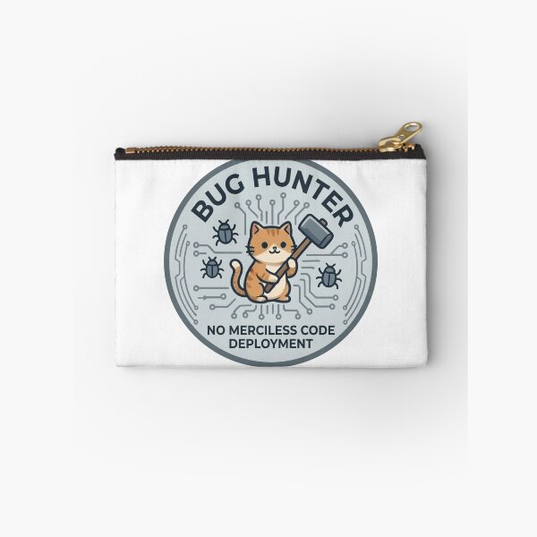 Item preview, Funny Programmer Gift Bug Hunter Cat No Merciless Code  Deployment QA Engineer Shirt Developer Cat Gift designed and sold by Dev Mode.