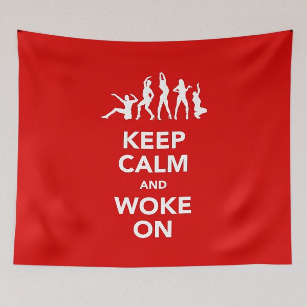 Item preview, Keep Calm and Woke On! With the voguing dancers designed and sold by gayishdesign.