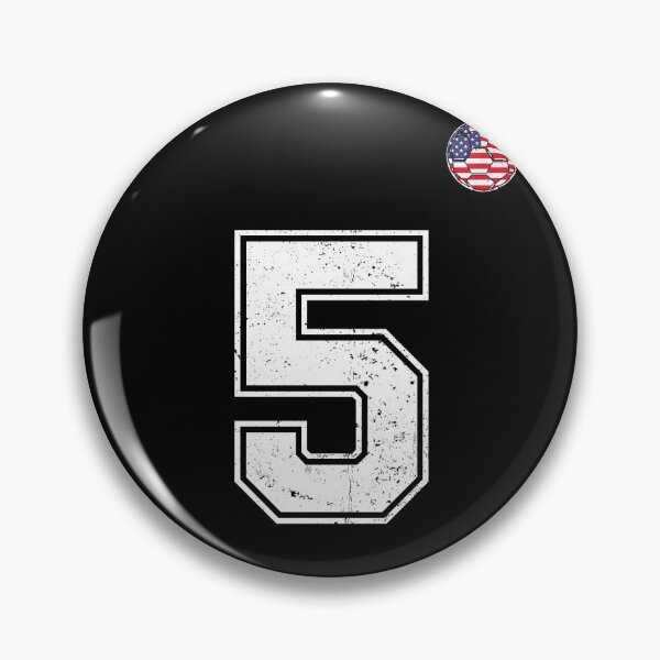 Item preview, Soccer player Jersey number 5 Usa Fans designed and sold by RoyesButler.