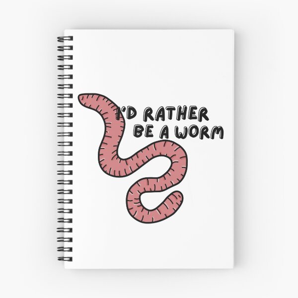 Item preview, I'd Rather Be A Worm - A Derpybird design designed and sold by YOjosie.