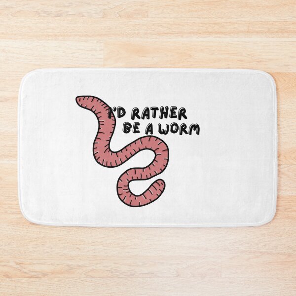 Item preview, I'd Rather Be A Worm - A Derpybird design designed and sold by YOjosie.