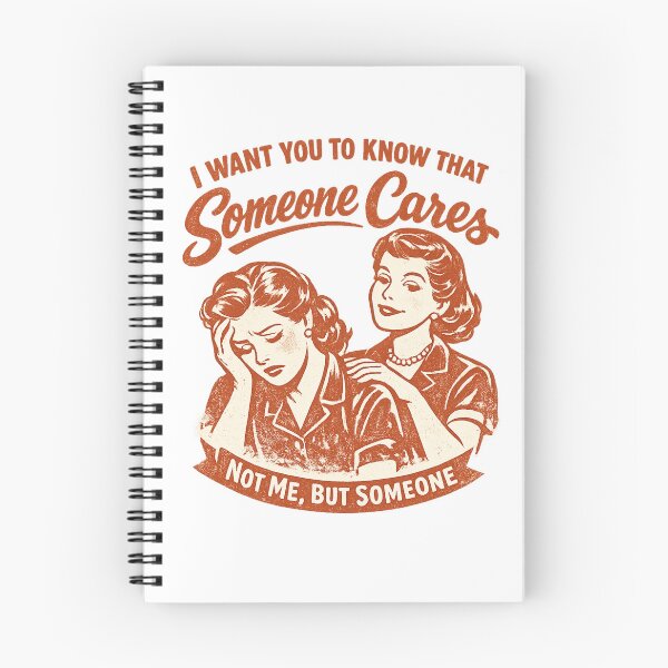 Item preview, Someone Cares (Not Me, But Someone) | Funny Sarcastic Retro Design | Vintage Dark Humour Gift designed and sold by The Sandy Design Store.