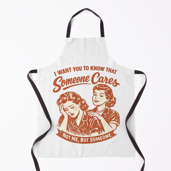 Item preview, Someone Cares (Not Me, But Someone) | Funny Sarcastic Retro Design | Vintage Dark Humour Gift designed and sold by Sandy's Cheeky Studio.