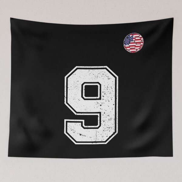 Item preview, Soccer player Jersey number 9 Usa Fans designed and sold by RoyesButler.
