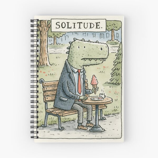 Item preview, Funny T-Rex Enjoying Solitude designed and sold by kalukoba.