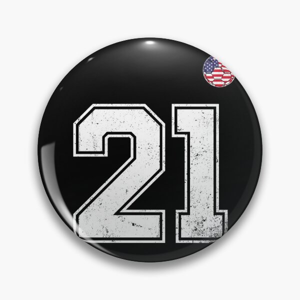 Item preview, Soccer player Jersey number 21 Usa Fans designed and sold by RoyesButler.