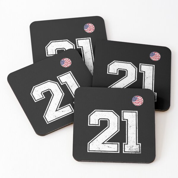 Item preview, Soccer player Jersey number 21 Usa Fans designed and sold by RoyesButler.