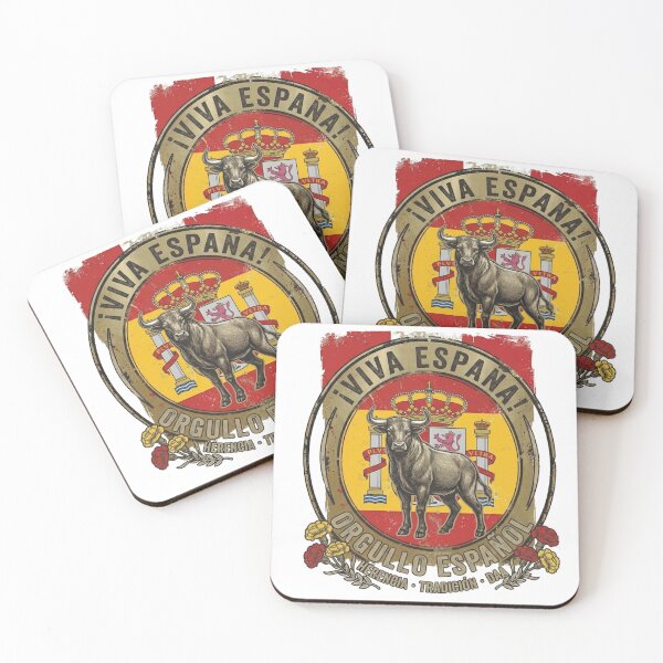 Item preview, Viva Espana Vintage Bull Emblem - Orgullo Espanol designed and sold by RoyalDeluxGo.
