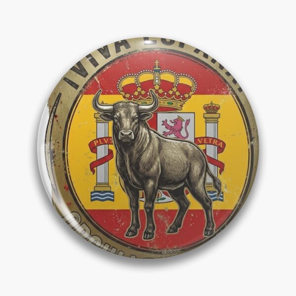 Artikelvorschau, Viva Espana Vintage Bull Emblem – Orgullo Espanol entworfen und verkauft von RoyalDeluxGo.
