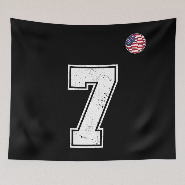 Item preview, Soccer player Jersey number 7 Usa Fans designed and sold by RoyesButler.