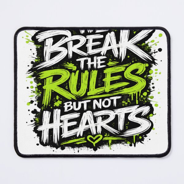 Item preview, We Break The Rules But Not Hearts T-Shirt Design | Graffiti Streetwear Graphic Tee designed and sold by stickyverselab.