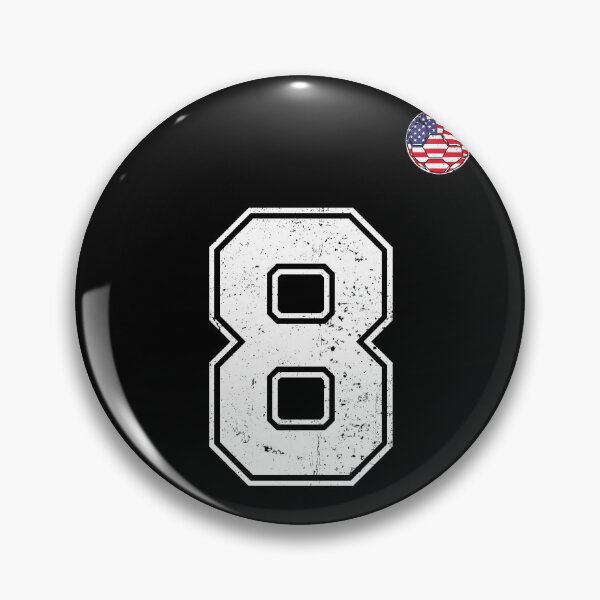 Item preview, Soccer player Jersey number 8 Usa Fans designed and sold by RoyesButler.