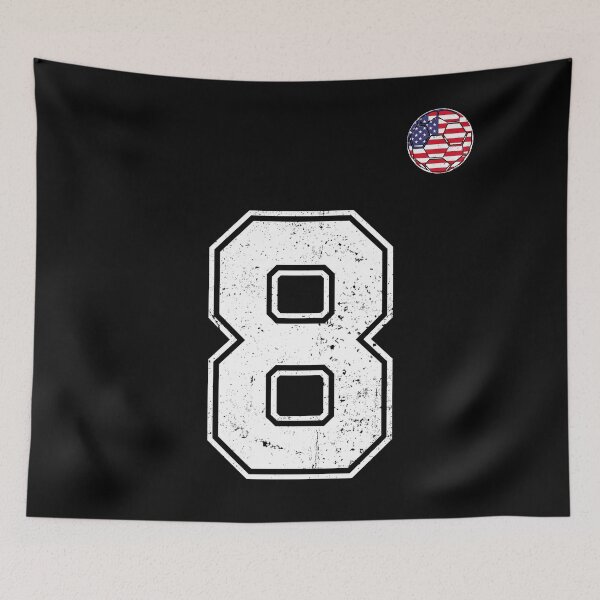 Item preview, Soccer player Jersey number 8 Usa Fans designed and sold by RoyesButler.