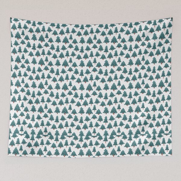 Item preview, Christmas Tree Seamless Pattern designed and sold by Zaya_art.