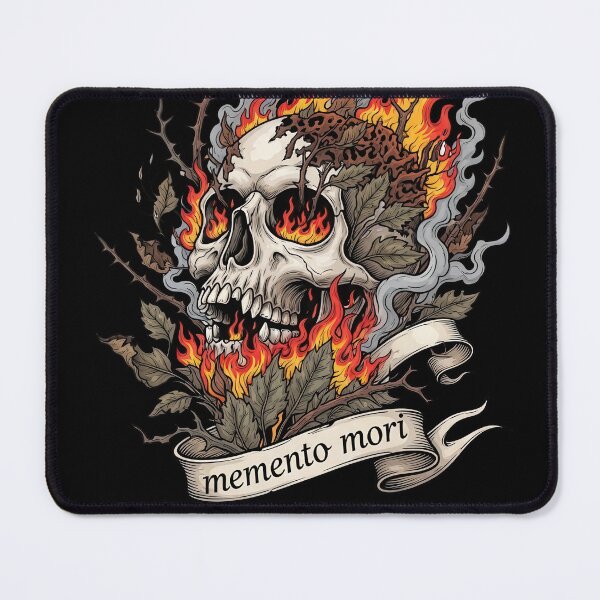 Item preview, Memento Mori Skull and Smokes Flame designed and sold by nuel-art.