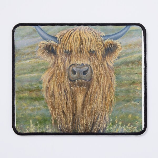 Item preview, Painting of a highland cow . designed and sold by opointonartist.