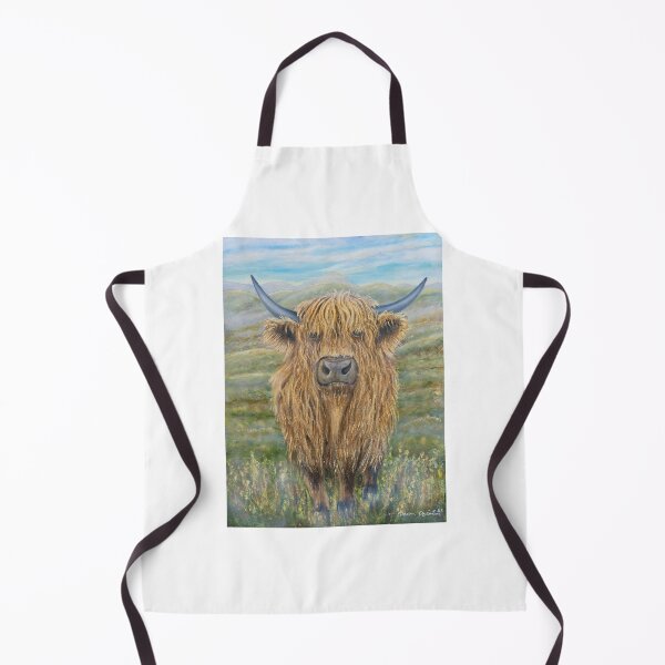 Item preview, Painting of a highland cow . designed and sold by opointonartist.
