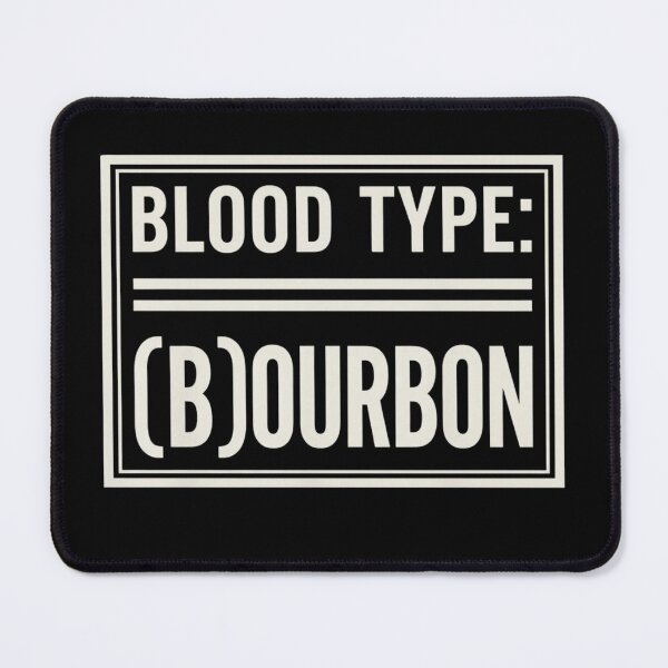 Item preview, Blood Type Bourbon Funny Whiskey Lover Gift designed and sold by haitrieuic96.