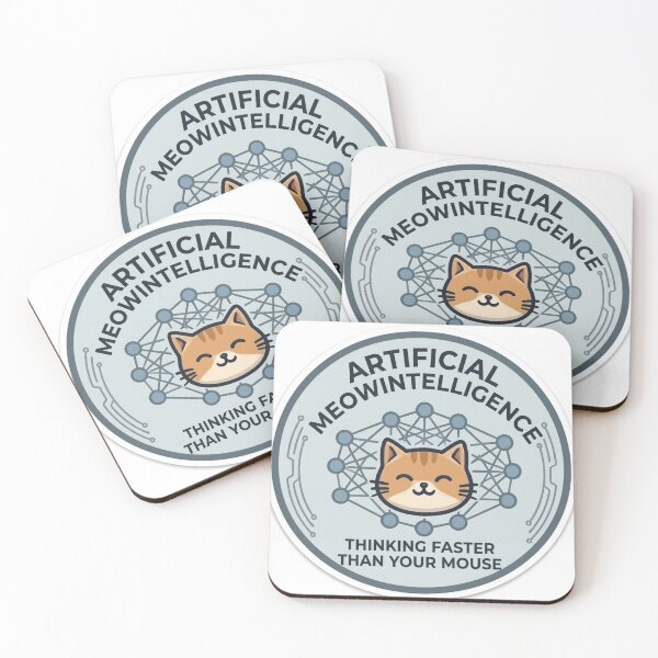 Item preview, Funny AI Cat Gift Artificial Meowintelligence Thinking  Faster Than Your Mouse Machine Learning Cat Shirt designed and sold by Dev Mode.