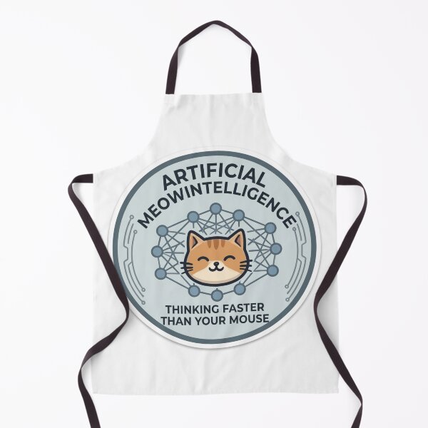 Item preview, Funny AI Cat Gift Artificial Meowintelligence Thinking  Faster Than Your Mouse Machine Learning Cat Shirt designed and sold by Dev Mode.