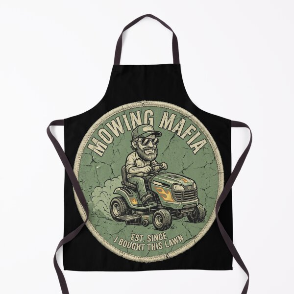 Item preview, Mowing Mafia Funny Riding Lawn Mower Dad designed and sold by TeNovaStudio.