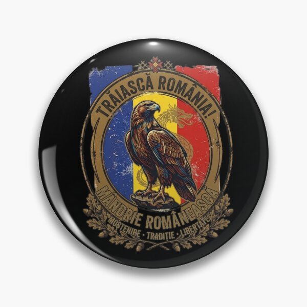 Item preview, Traiasca Romania Vintage Eagle Patriotic Design designed and sold by RoyalDeluxGo.