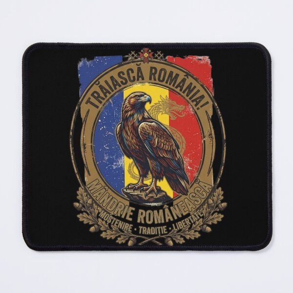 Item preview, Traiasca Romania Vintage Eagle Patriotic Design designed and sold by RoyalDeluxGo.