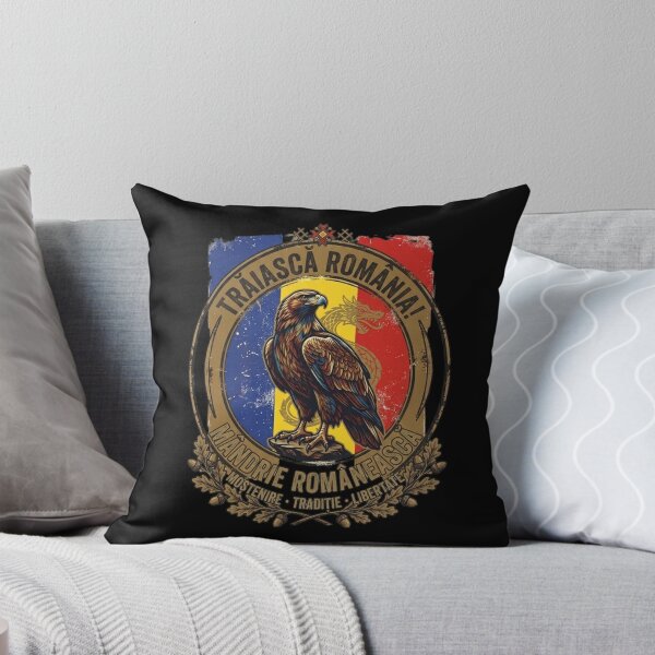 Item preview, Traiasca Romania Vintage Eagle Patriotic Design designed and sold by RoyalDeluxGo.