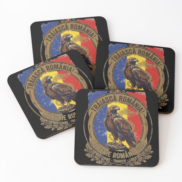 Item preview, Traiasca Romania Vintage Eagle Patriotic Design designed and sold by RoyalDeluxGo.