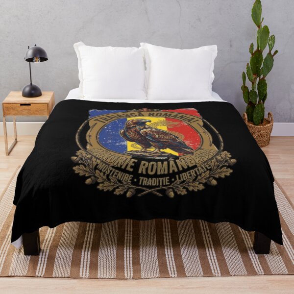 Item preview, Traiasca Romania Vintage Eagle Patriotic Design designed and sold by RoyalDeluxGo.