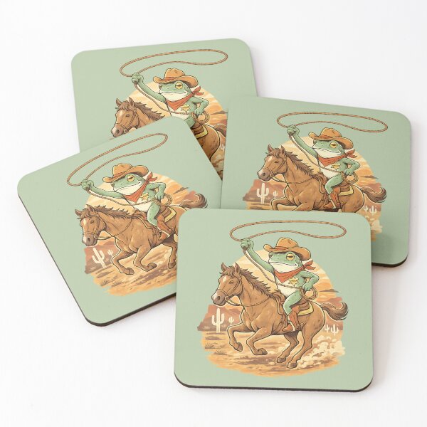Item preview, Sheriff Frog - Brave Between Cacti And Desert Sand designed and sold by iamdesigns14.