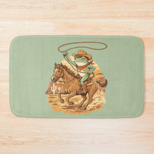 Item preview, Sheriff Frog - Brave Between Cacti And Desert Sand designed and sold by iamdesigns14.