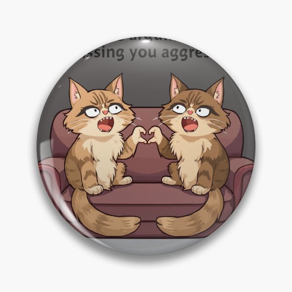 Item preview, One More Argument Kissing You Aggressively Cats Illustration designed and sold by alvinavery.