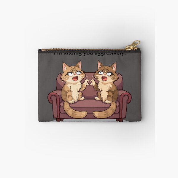 Item preview, One More Argument Kissing You Aggressively Cats Illustration designed and sold by alvinavery.
