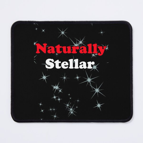 Item preview, Naturally Stellar – Cute Celestial Typography Aesthetic Design designed and sold by Mahmoud Salah.