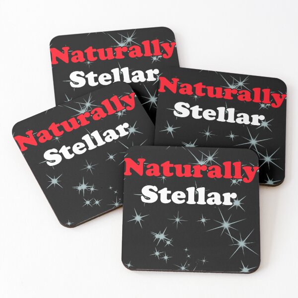Item preview, Naturally Stellar – Cute Celestial Typography Aesthetic Design designed and sold by Mahmoud Salah.