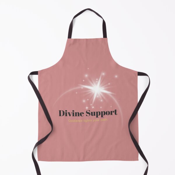 Item preview, Divine Support – Guidance Lights Your Path Spiritual Typography Design designed and sold by CosmicQuietLab.