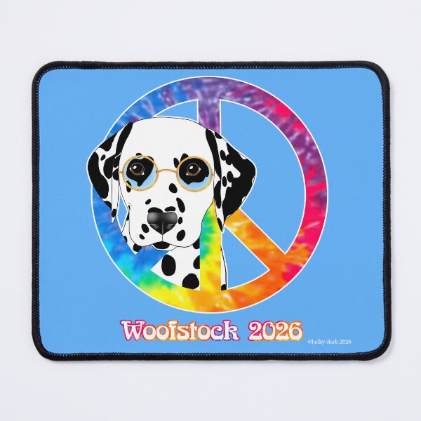 Item preview, Dalmatian Woofstock 2026 designed and sold by Atelier Cupcake.
