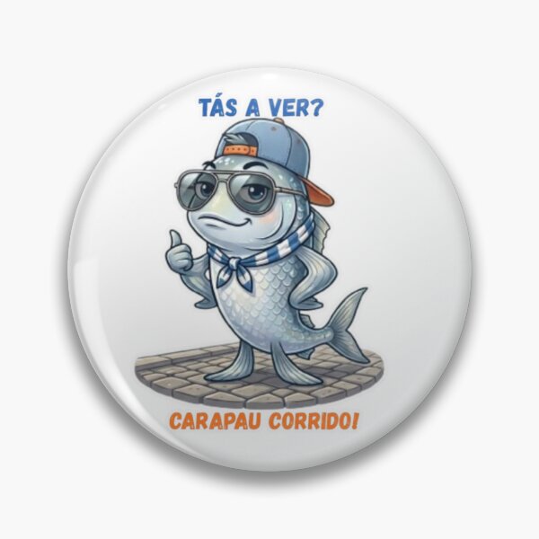 Item preview, Autocolante Carapau Corrido - Gírias Portuguesas Ilustradas designed and sold by Herança & Traço.