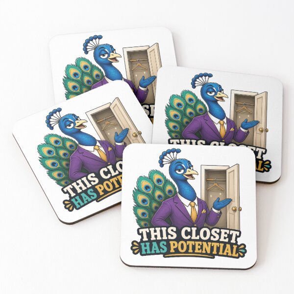 Item preview, Funny Realtor Gift Sassy Peacock Closet Potential Humor Shirt designed and sold by Gentlestate.