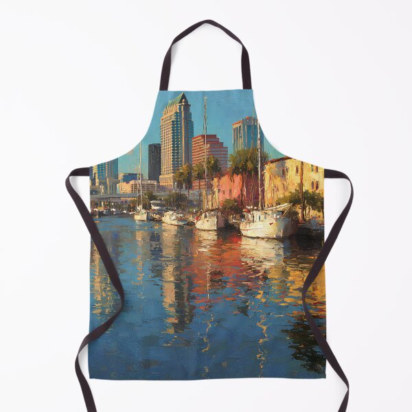 Item preview, Tampa Florida Skyline Waterfront Art designed and sold by daila70.