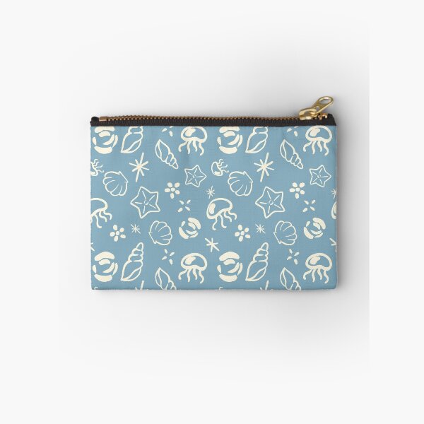 Item preview, Sea creature line art blue ocean pattern designed and sold by Design by Ishika.