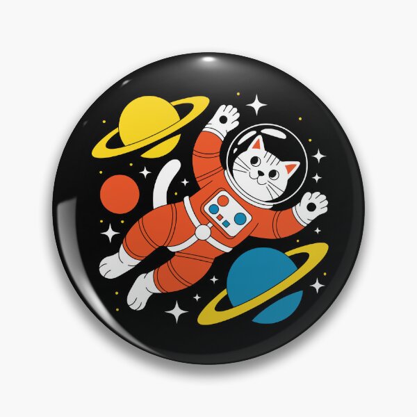 Item preview, Cat Floating In Space Cosmic Introvert Humor Aesthetic designed and sold by NaturEdeN.