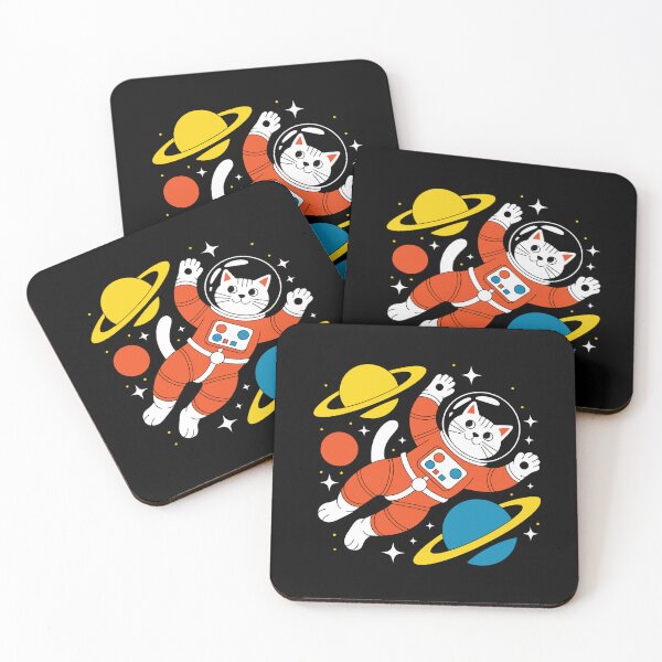 Item preview, Cat Floating In Space Cosmic Introvert Humor Aesthetic designed and sold by NaturEdeN.