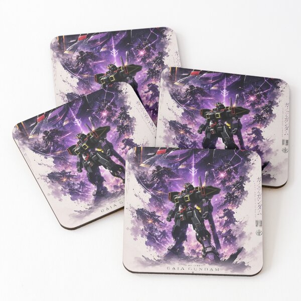 Item preview, Gaia Gundam Cosmic Awakening | ZGMF-X88S Mobile Suit Anime Mecha Poster | Dark Purple Gundam Art designed and sold by Dyan4.