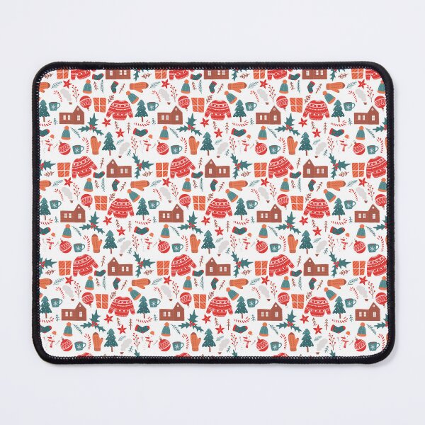 Item preview, Christmas Winter Icons Seamless Pattern designed and sold by Zaya_art.