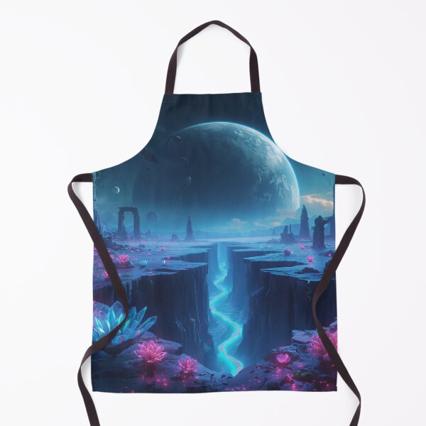 Item preview, Bioluminescent Celestial Rift Alien Fantasy Landscape designed and sold by Luminous Wilds.