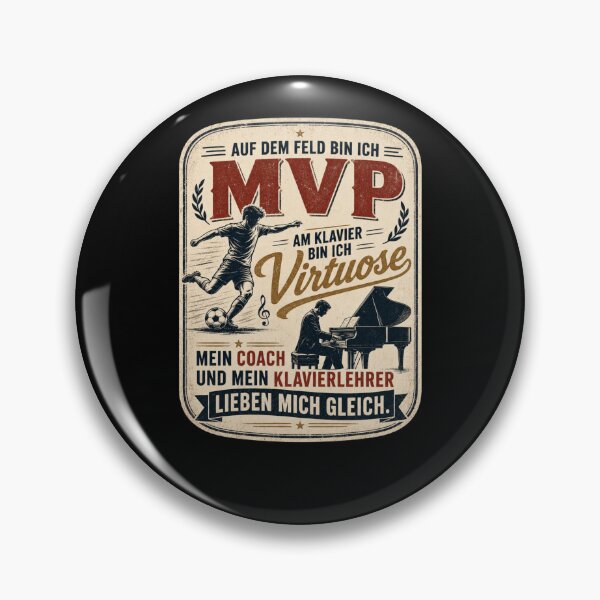 Item preview, On the field I'm MVP, at the piano I'm a virtuoso – my coach and my piano teacher love me equally. designed and sold by FreshPixelArt.